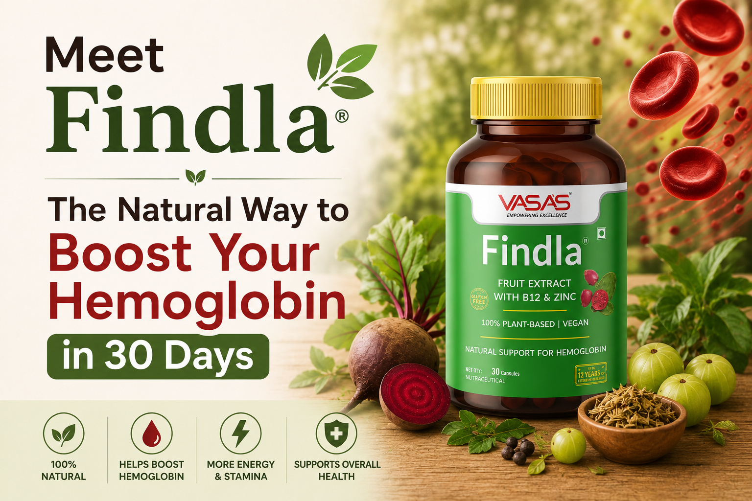 Meet Findla: The Natural Way to Boost Your Hemoglobin in 30 Days