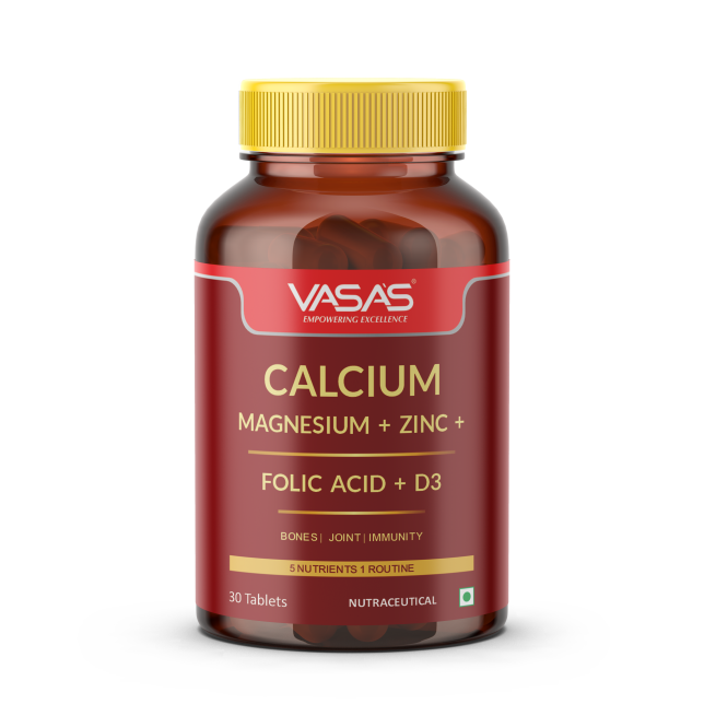 CALCIUM + MAGNESIUM + ZINC + FOLIC ACID + D3 TABLETS