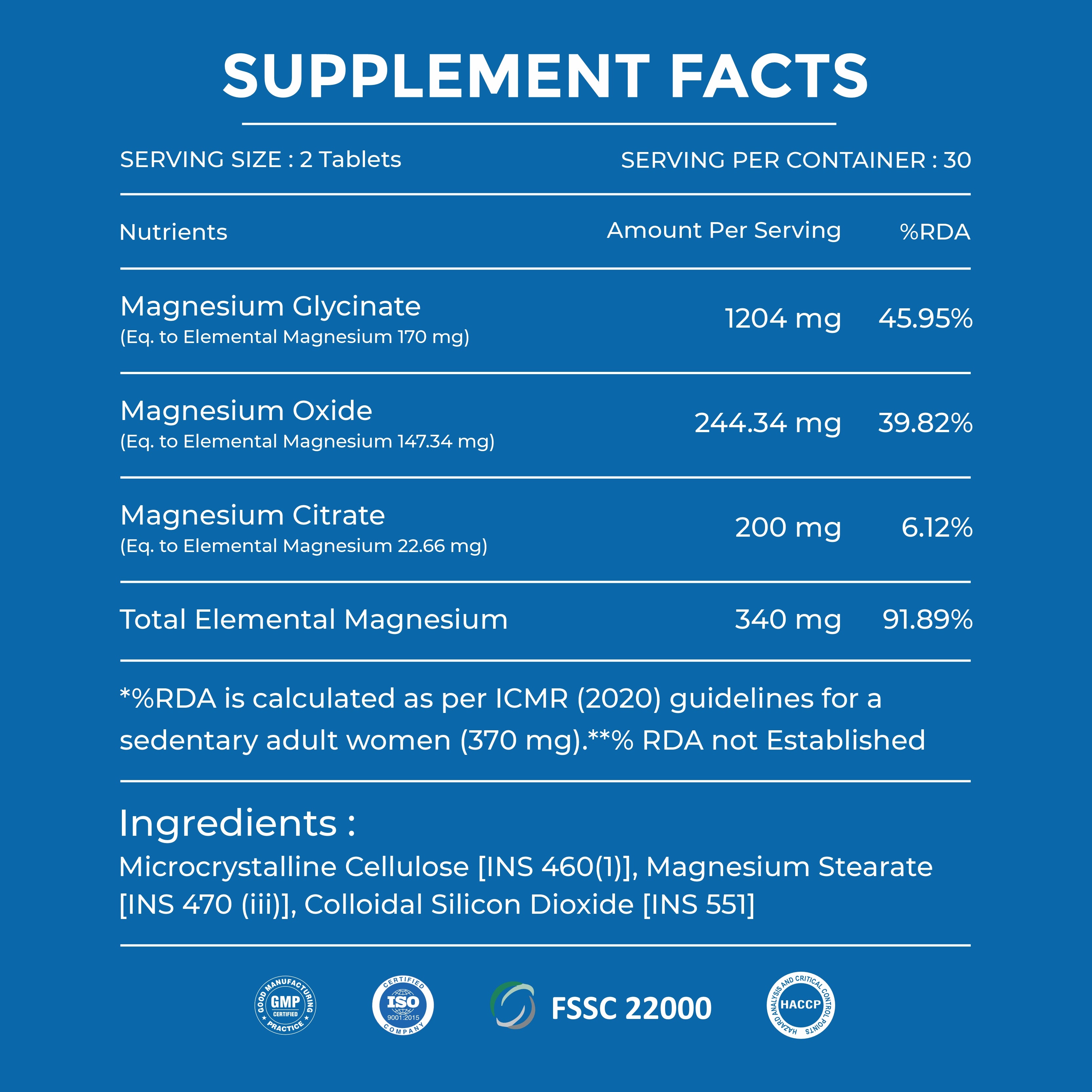 MAGNESIUM COMPLEX TABLET