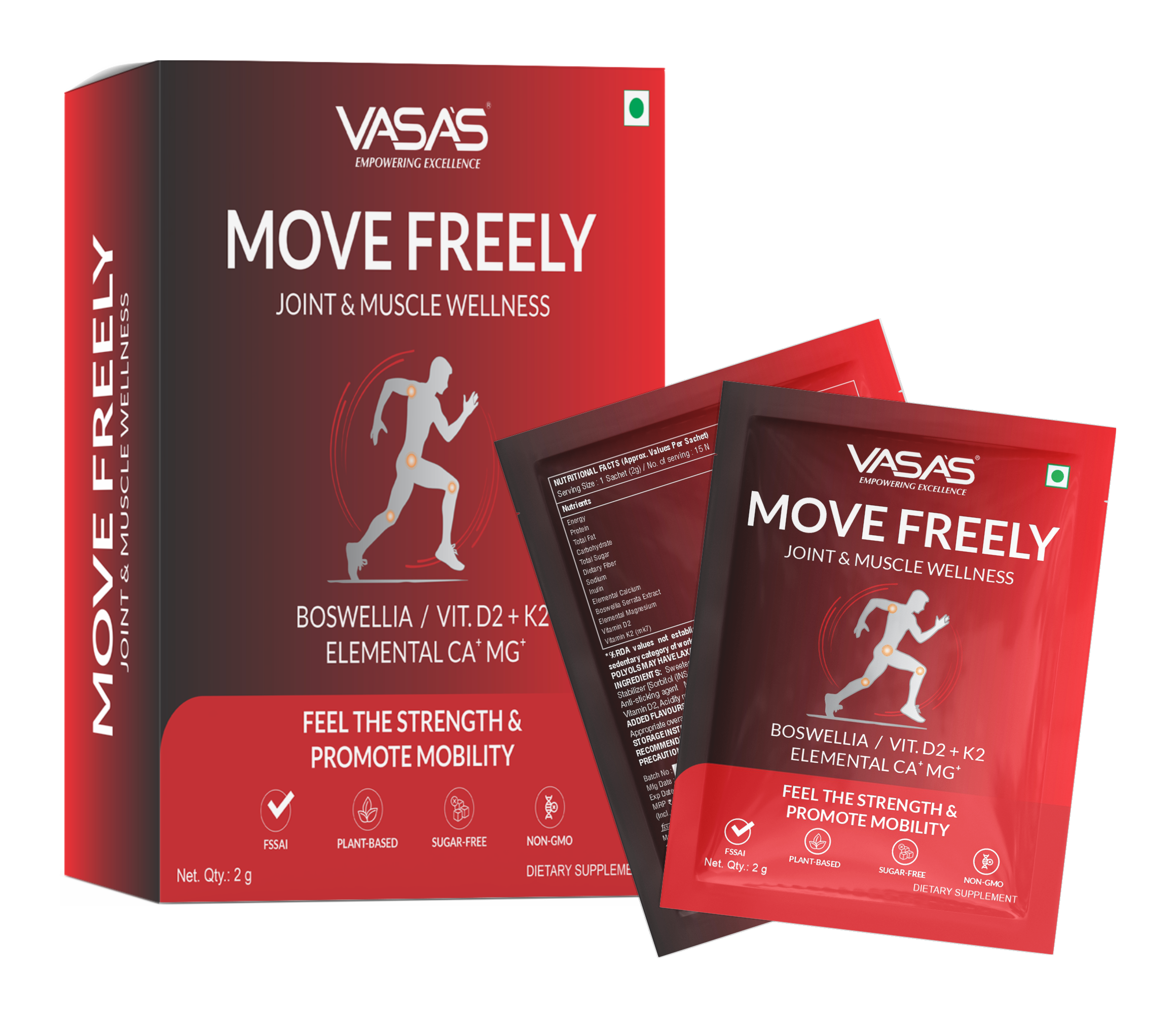 MOVE FREELY DTM SACHETS